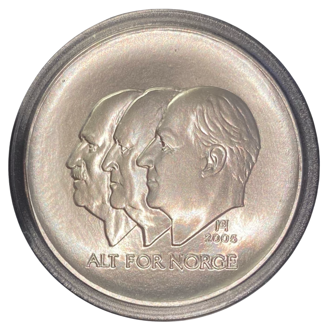 33.8g .925 Silver (SPOT) 100Kr 2005 Norge Unionsoppløsningen i eske