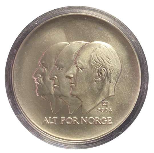 33.8g .925 Silver (SPOT) 100Kr 2004 Norge Unionsoppløsningen i eske