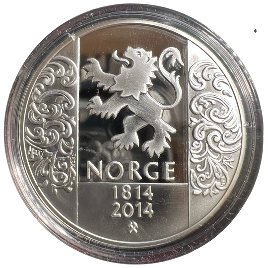 500g .999Ag (25x20g) SPOT Minnemedaljer Norge 1814-2014