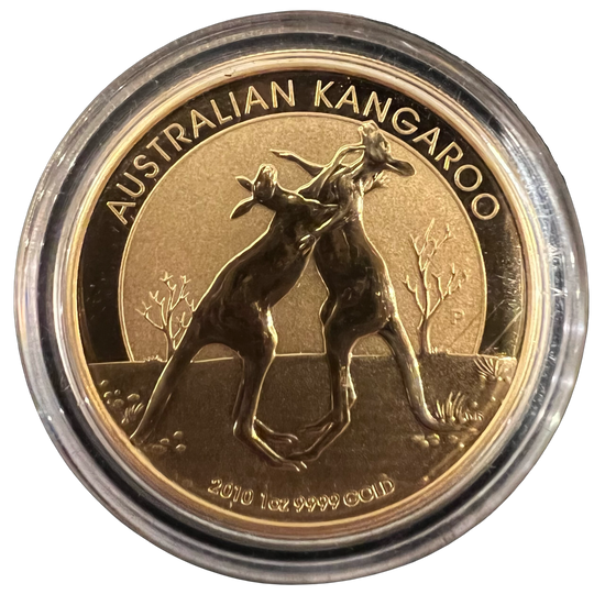 1oz .999 Gold Kangaroo 2010 Australia