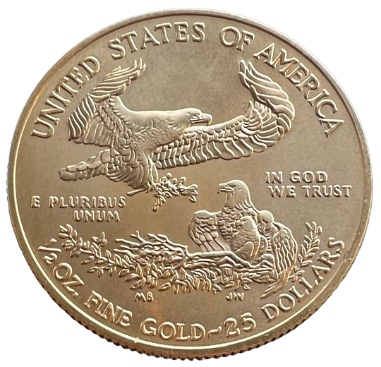 1/2oz .999 Gold Eagle 2013
