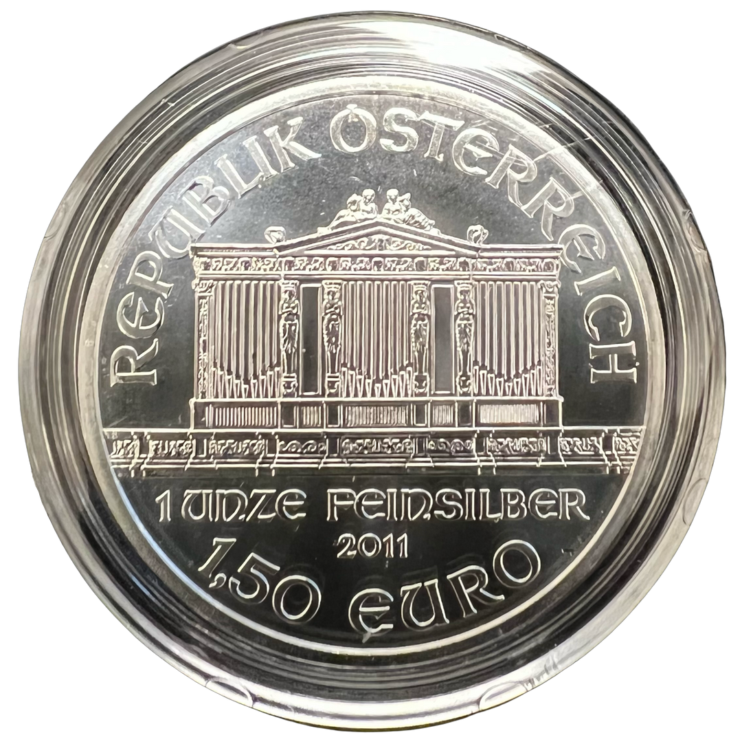 1 oz .999 Philharmoniker 2021 i kapsel