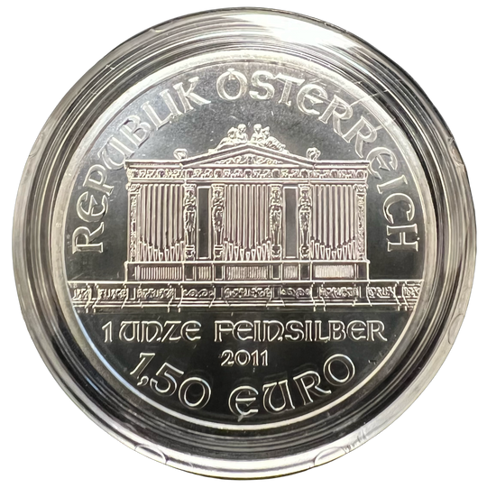 1 oz .999 Philharmoniker 2021 i kapsel