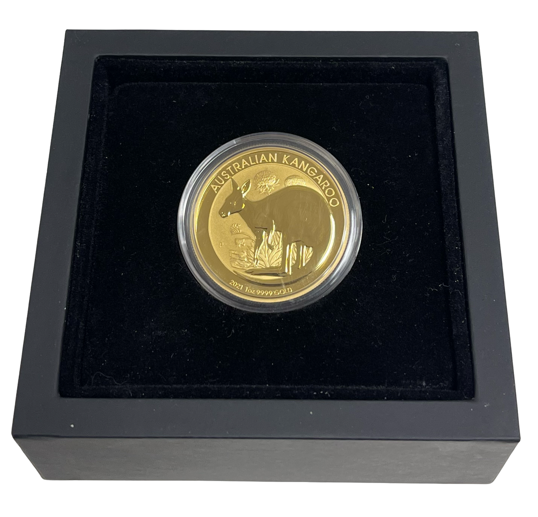 1oz .999 Gold Kangaroo 2021 i skrin