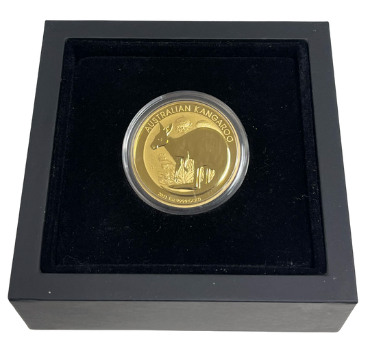 1oz .999 Gold Kangaroo 2021 i skrin