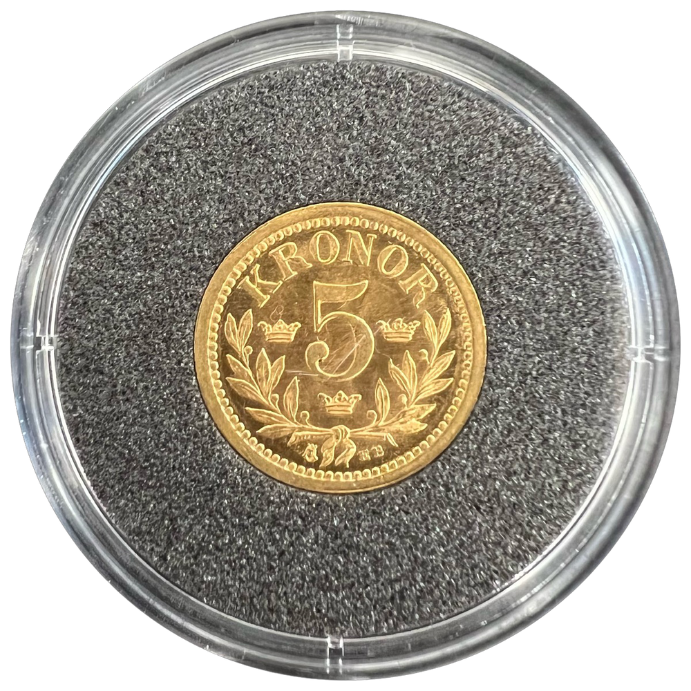 2.24g .900Au 5kr 1899 Sverige