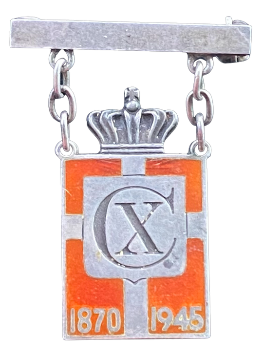 Christian X Konge Emblem av Georg Jensen