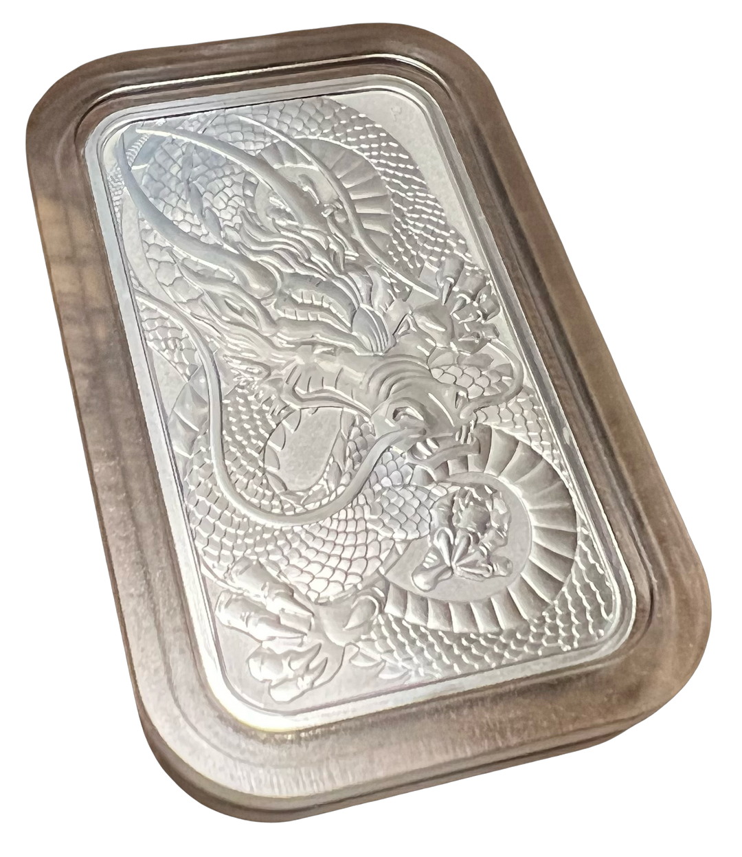 1oz .999 Sølvbarre 2021 Australia 1 Dollar Dragon