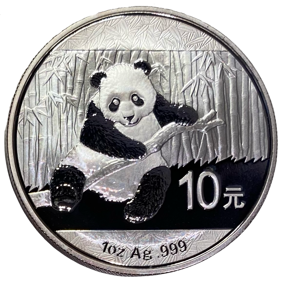 1oz .999 Silver Panda 10元 2014 China