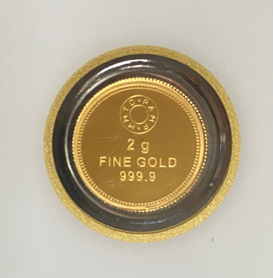 2g .999 Gold MMTC-PAMP India