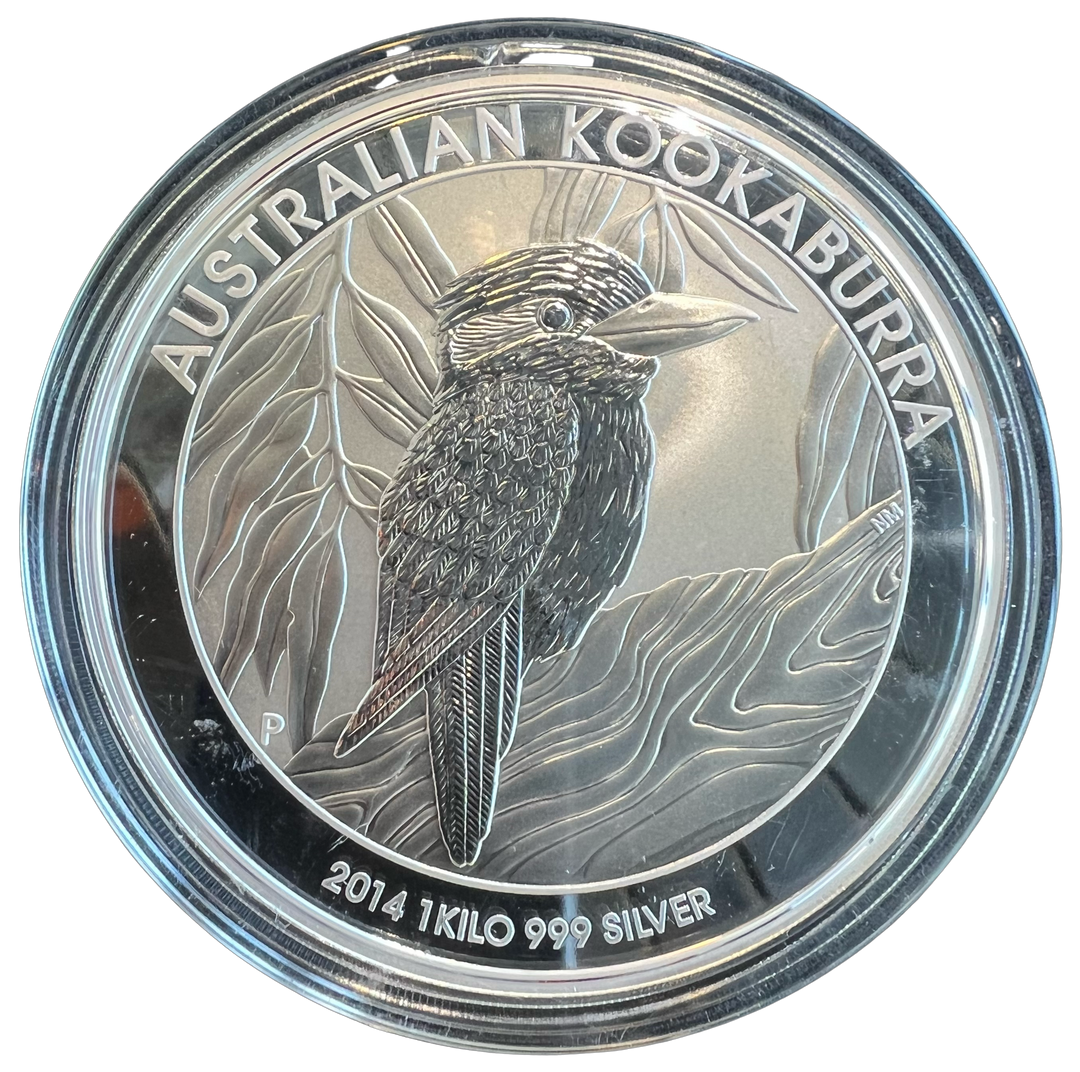 1kg .999Ag Australian Kookaburra 2014