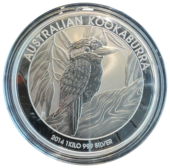1kg .999Ag Australian Kookaburra 2014