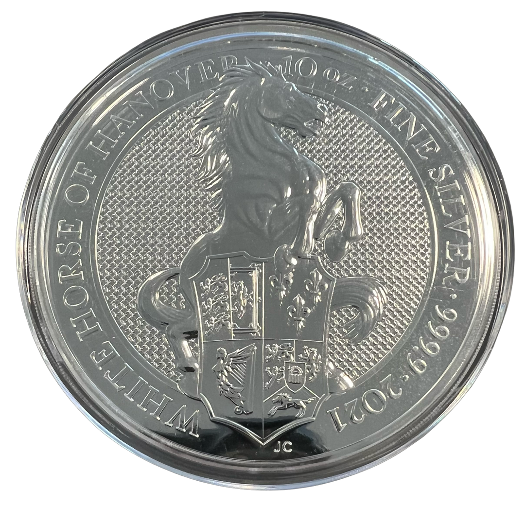 10oz .999Ag White Horse of Hannover 2021 UK