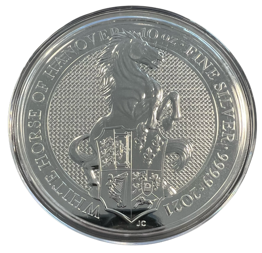 10oz .999Ag White Horse of Hannover 2021 UK