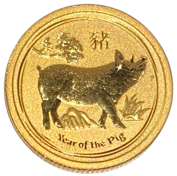 1/20oz .999 Gold «Year of the Pig» 2019 Australia