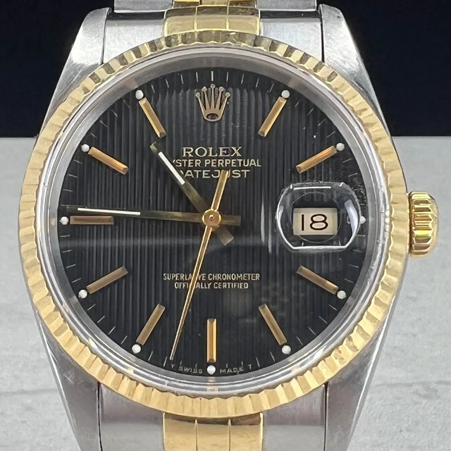 1993 Rolex Datejust 36 18K Gull/Stål Ref: 16233