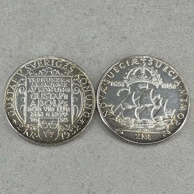 30g .800Ag 2KR Minnemynter Sverige