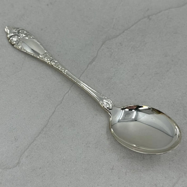 Opphøiet rose barne/dessertskje 14,9cm