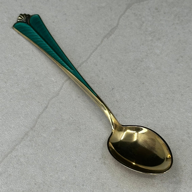 Rådhus m/vifte Kaffeskje Emalje 9,9cm(Obs!forskjellige farger)