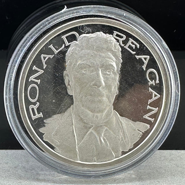 1oz .999Ag Ronald Reagan innsettelse medalje 1981