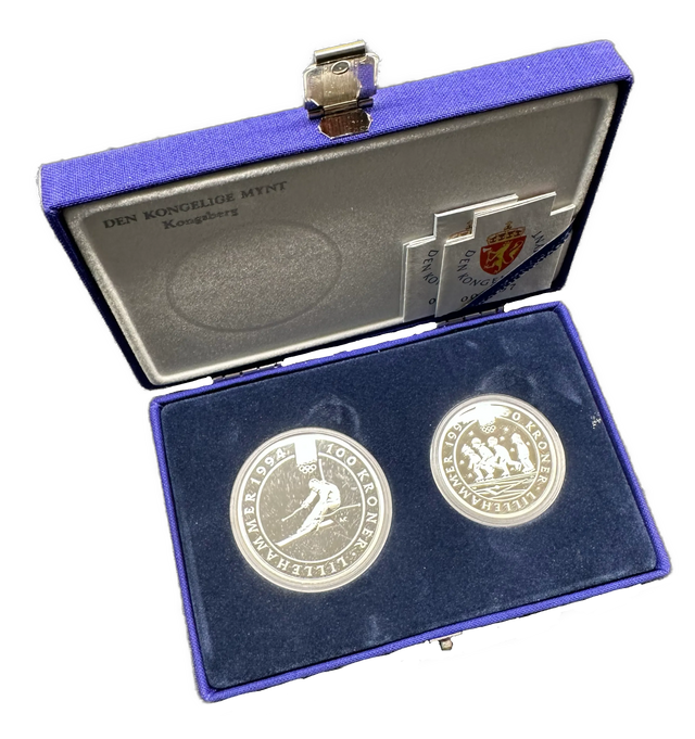 50.8g 925 Silver (SPOT+4%) Lillehammer’94 Sølvpar nr.5