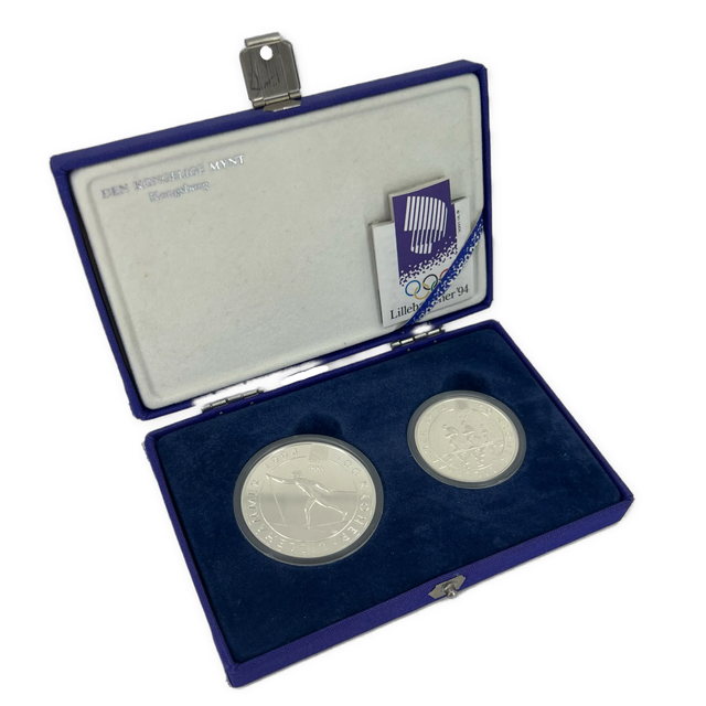 50.8g 925 Silver (SPOT+4%)Lillehammer’94 Sølvpar nr.1