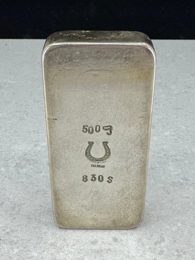 500g .830Ag TM Silver Barre