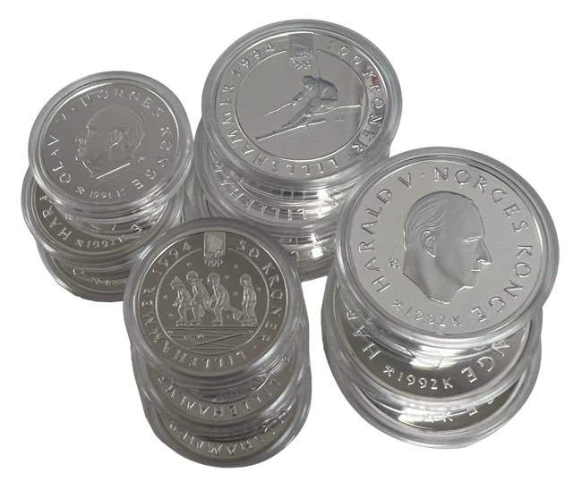 9oz .999Ag (SPOT+2%)OL´94 Lillehammer