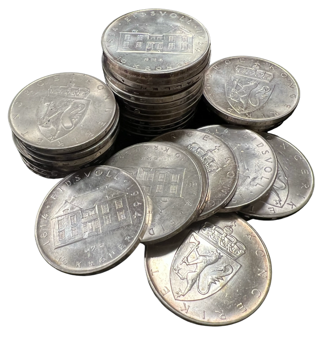 540g .999Ag SPOT (30stk .900Ag) 10kr 1964