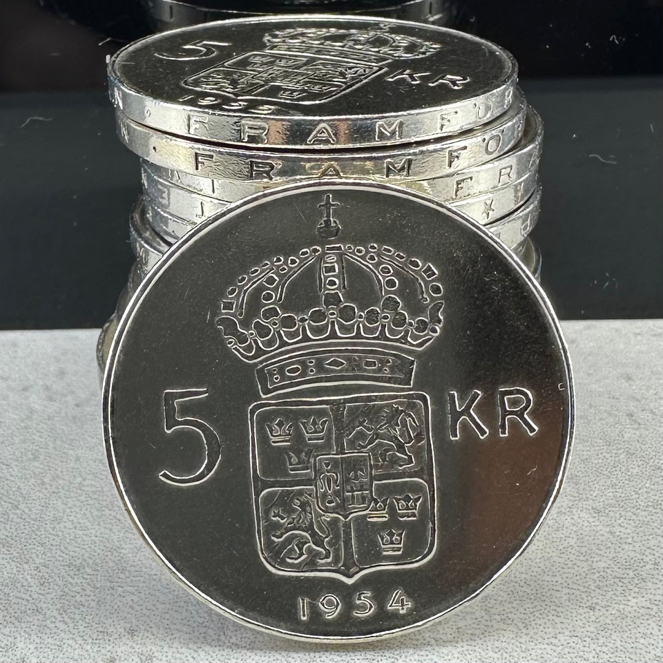 270g .400Ag(108g .999Ag)5kr Sverige 1954/55/71