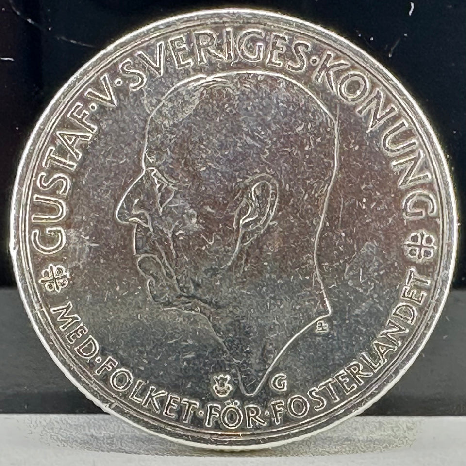 25g .900Ag 5kr Sverige 1935 Sveriges Riksdag 500år