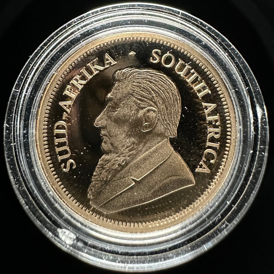1/4oz .999Au Krugerrand Sør Afrika 2023 i skrin m/serfikat