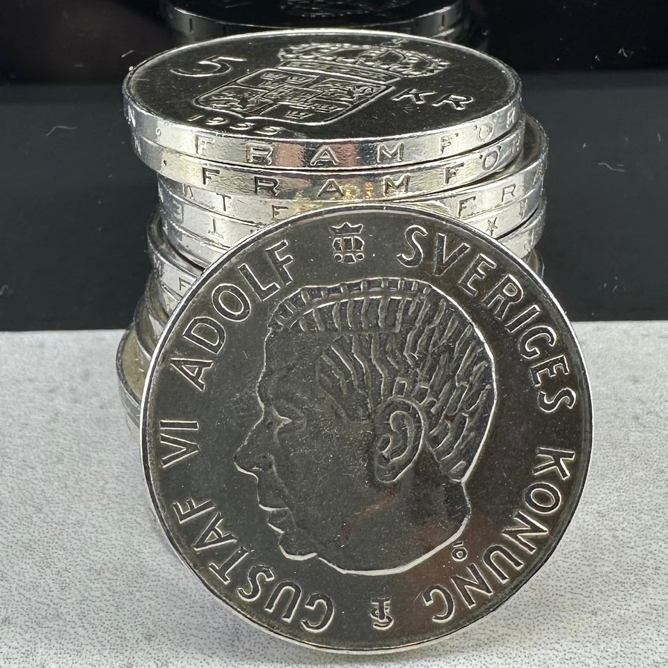 270g .400Ag(108g .999Ag)5kr Sverige 1954/55/71