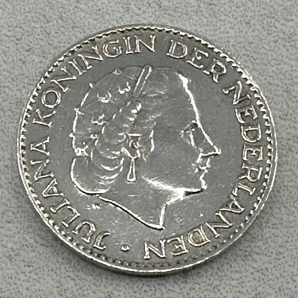 93,6g .999Ag(Net Weight)SPOT Nederlandske Gylden 1954-1967