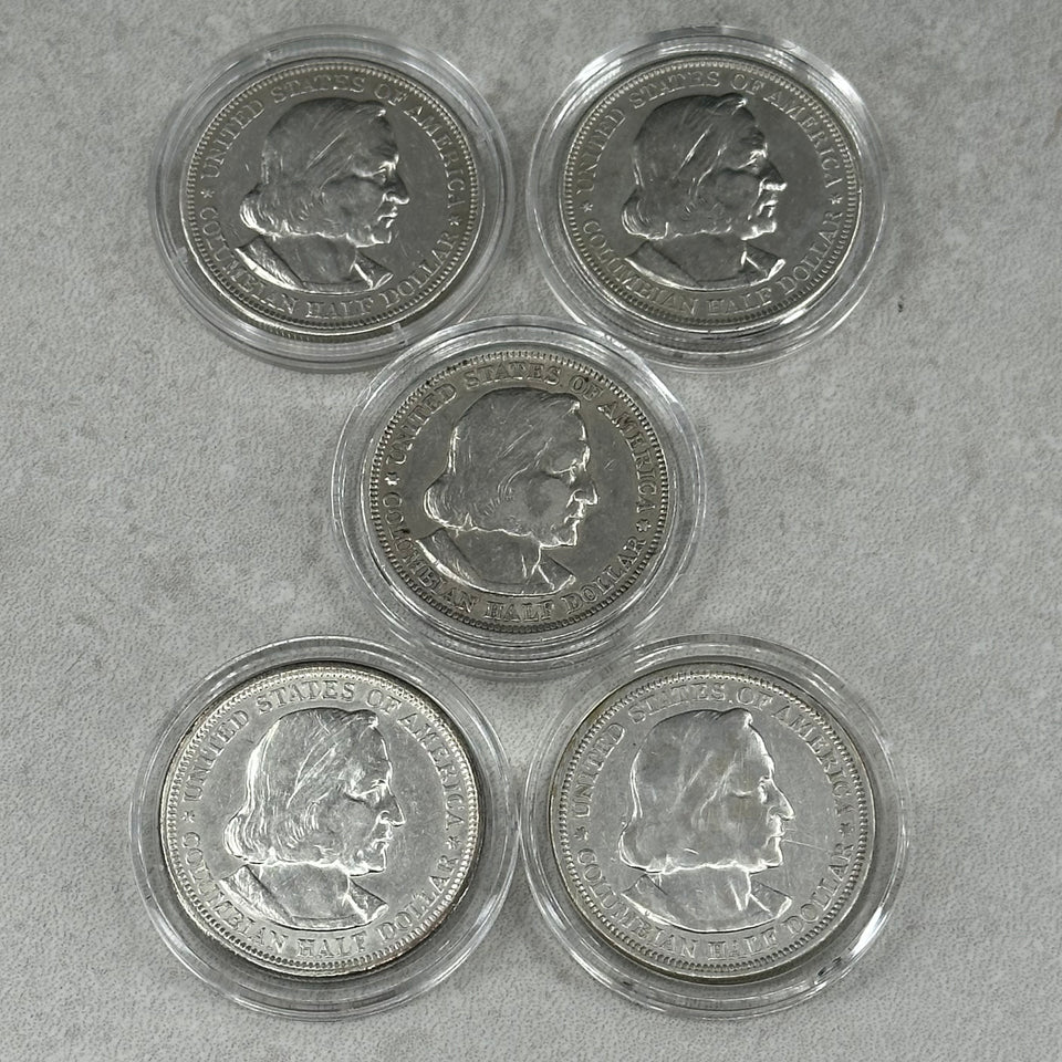 62,5g .900Ag Colombian Half Dollar USA 1893