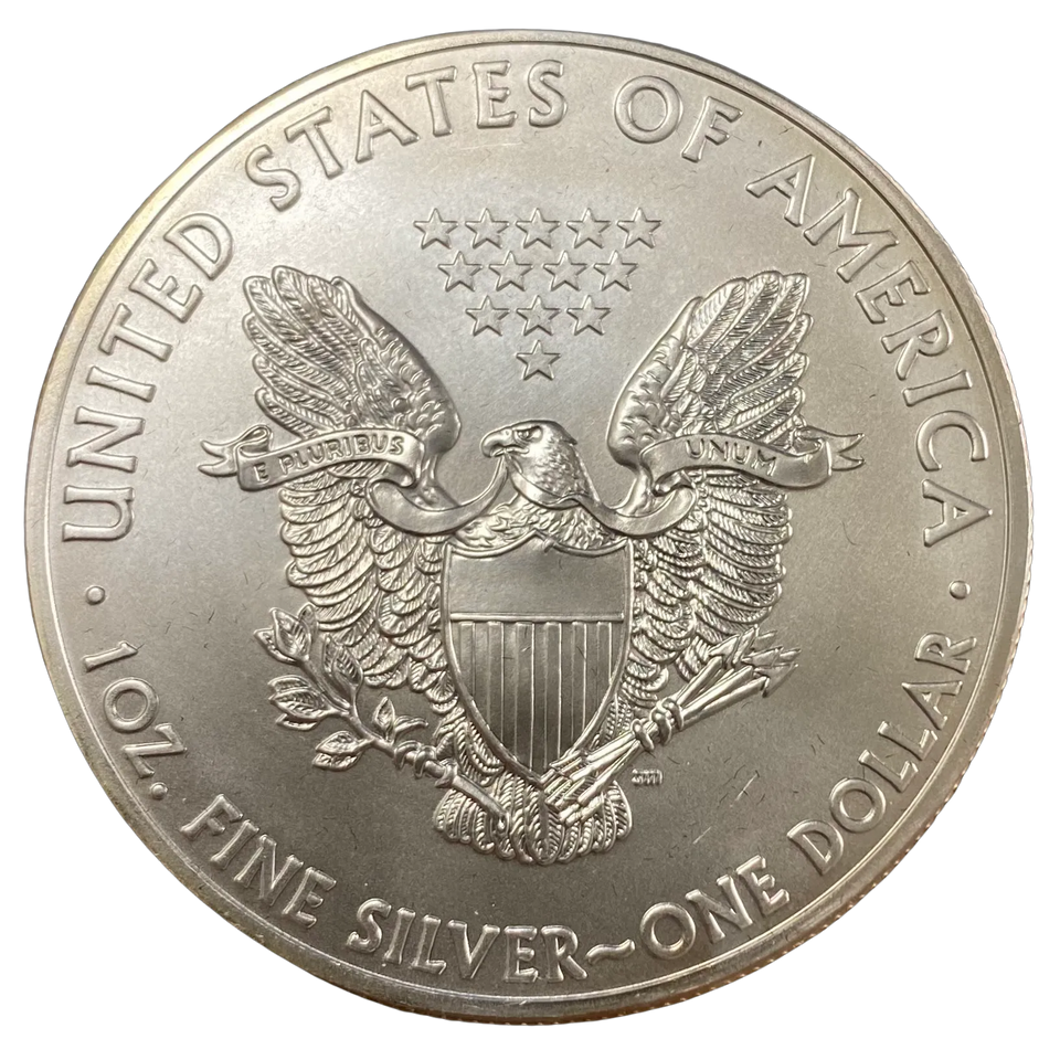 1 oz .999 Silver Eagle Diverse årstall