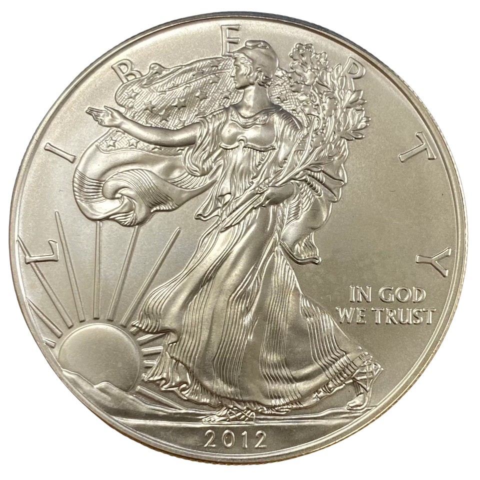 1 oz .999 Silver Eagle Diverse årstall